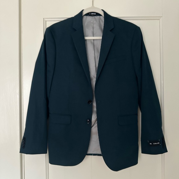 Express Jackets & Blazers - Express Dark Teal Blazer